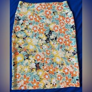 LuLaRoe Floral Cassie Skirt